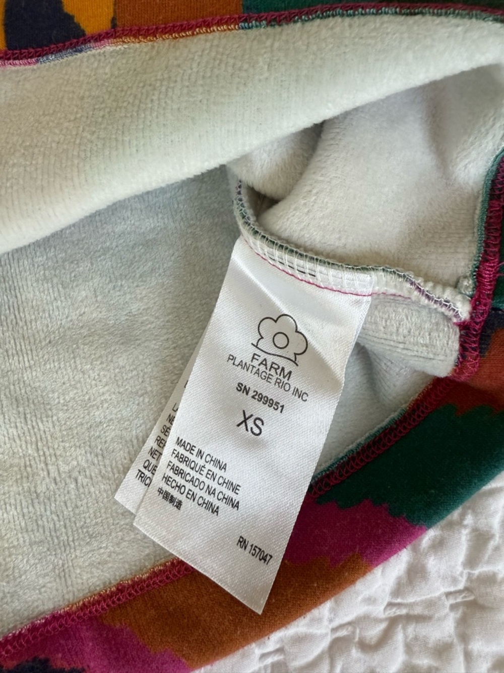 FARM Rio Patchwork Cropped Sweatshirt - Multicolor - Picture 6 of 12